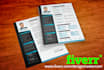 do clean attractive resume design CV design