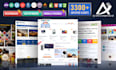 create a professional webpage or homepage or landing page of your website
