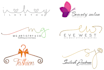 design modern handwritten signature, scripted, cursive logo