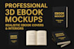design professional 3d ebook mockups with stunning interiors