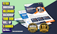 design a professional flyer or handout for your business