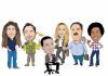 draw you in cortoonize and vector illustration