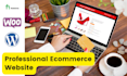 design ecommerce website store with wordpress woocommerce