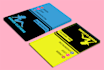 design simple and eye catching business card