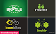 do 2 modern minimalist business logo design