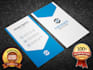 make stylish professional business card letterhead design