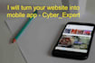 turn your website into mobile app