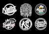 design professional dj, band, music and custom typography logo