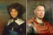 do face swap replacement in classic and famous paintings