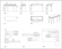 draft furniture sketch or photo to technical cad drawing