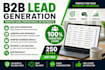 do b2b lead generation, linkedin leads and email list building