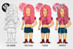 design mascot character and logo