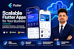 develop scalable flutter apps for IOS and android