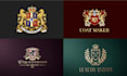 design a premium luxury and heraldic logo