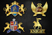design a professional luxury and heraldic logo