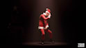make this santa claus dancing like mj new year video