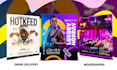 design event, party, and club flyers for print or instagram