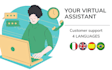 be your italian virtual assistant customer care, emails, etc