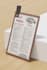 create a beautiful restaurant menu