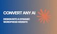 convert claude ai design to a dynamic, responsive wordpress website