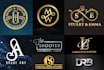 design a premium monogram and initials logo