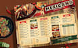 design digital, animated, printable food menu for restaurant, bar, event