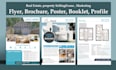 design or redesign real estate flyer, poster, brochure for property marketing
