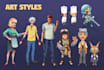 create character design and concept for games