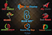 design 3D and 2D logo