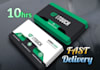 create 2 different business card design with print ready