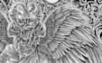 draw detailed vintage illustration with engraving style