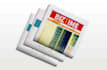design awesome newspaper, newsletter with ads