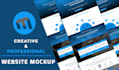 design an creative psd website mockup in 24 hours