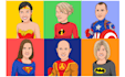 draw you as a SUPERHERO character