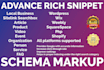 set up schema markup and google rich snippet for wordpress, shopify, wix