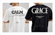 create minimalist typography and custom t shirt design