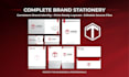 design professional business card and stationery