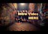 create this urban graffiti street introvideo with your text