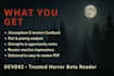 be your horror beta reader with honest feedback