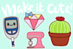 draw cute characters for you