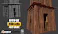 create 3d low poly model for any game with pbr texture