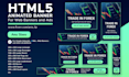 design attractive animated HTML5 banner ads