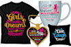 do typography custom t shirt design, creative and graphic, necklace
