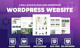 build responsive clean and modern wordpress website design