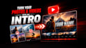 create custom youtube intro from your photos and videos
