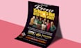 design a classic  party, club, concert and event flyer