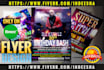 design custom flyer design in 24h