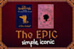 create an epic fantasy book cover