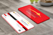 do new design business card on 12 hours