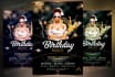 design eye catching birthday flyer